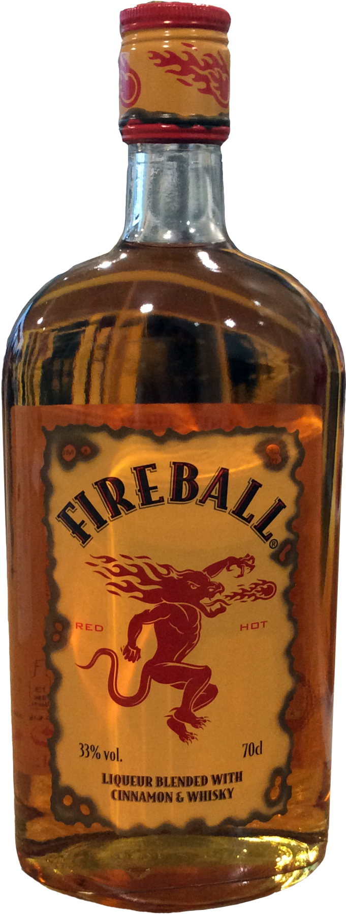 Fireball Whiskey Png (1027x2048), Png Download