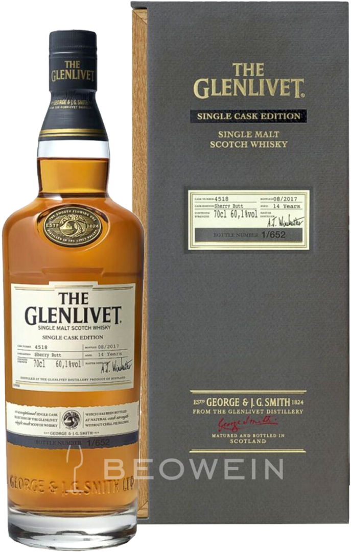 The Glenlivet Single Cask Edition Sherry Butt 0,7 L - Glenlivet Single Cask Edition Sherry Butt (1080x1080), Png Download