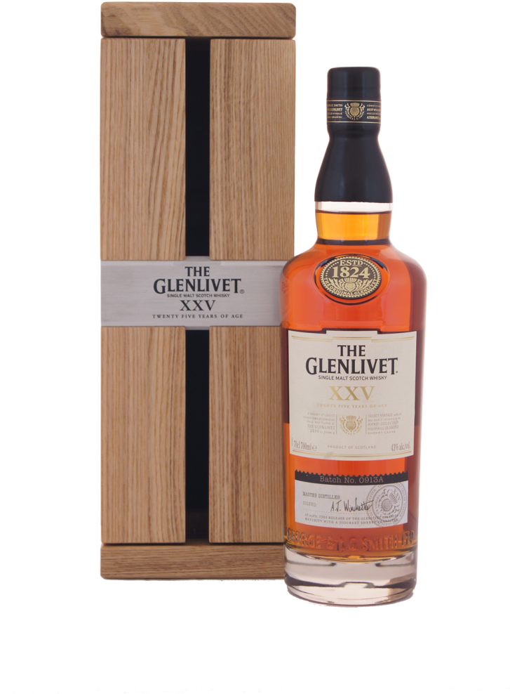 The Glenlivet Xxv 25 Jahre Whisky Online Kaufen - Glenlivet (750x1118), Png Download