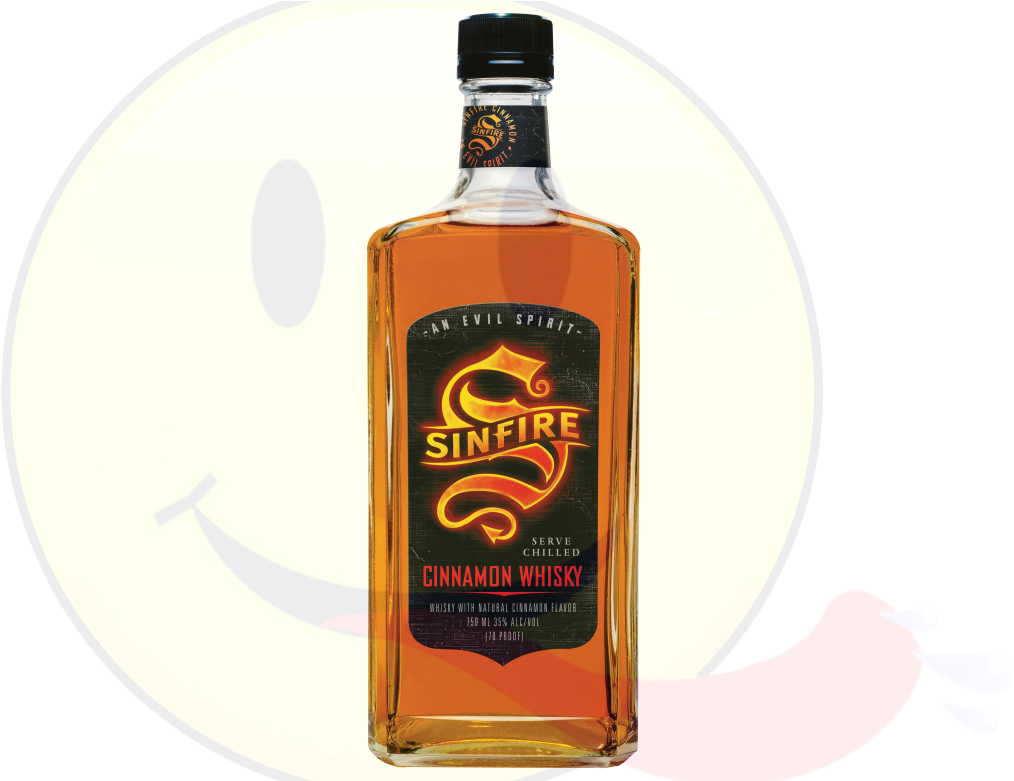 Sinfire Cinnamon Whiskey Png Sinfire Whiskey Review - Sinfire Whiskey (1040x780), Png Download