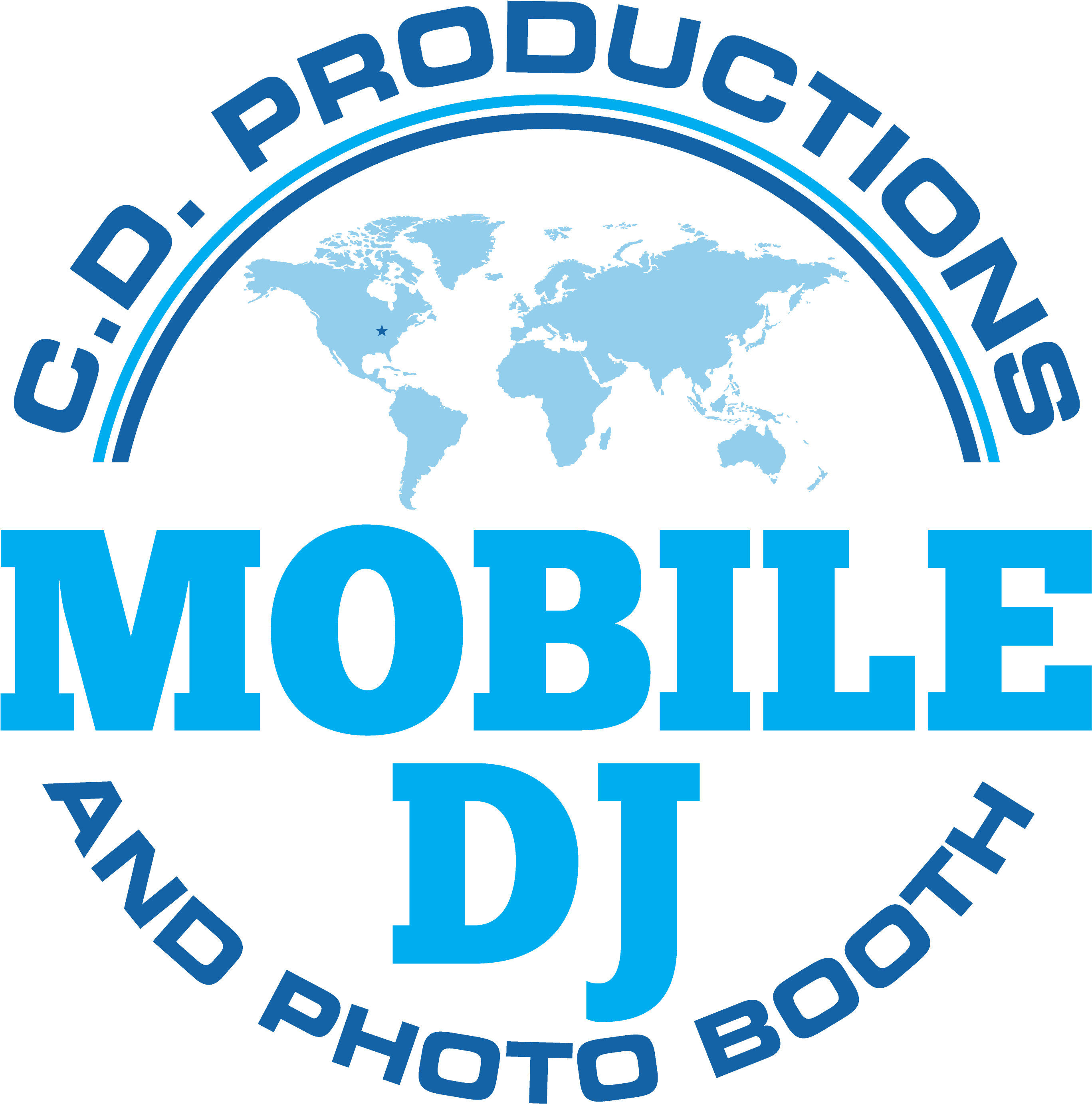 Productions Mobile Dj And Event Production - World Map (3600x3600), Png Download