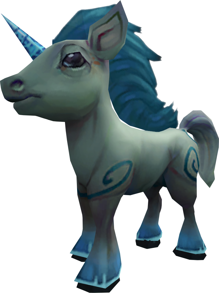 Runescape Unicorn Pet (724x967), Png Download
