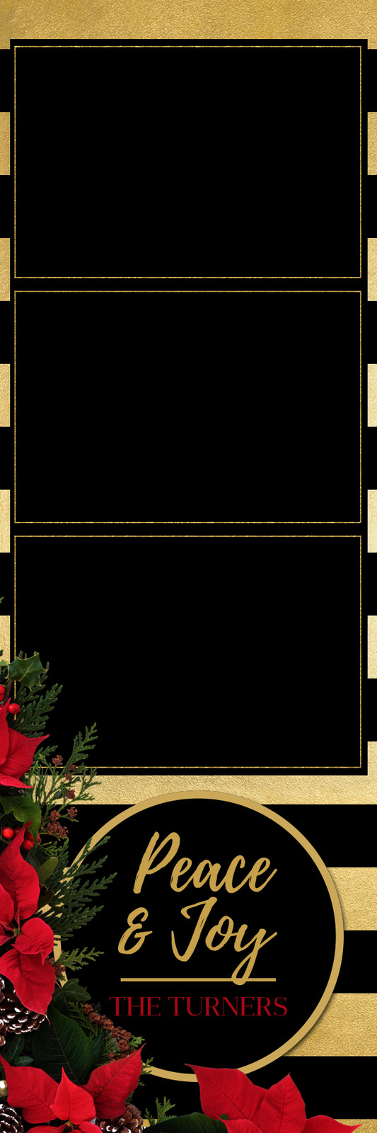 Winterreds Dr 3up - Floral Design (533x1600), Png Download