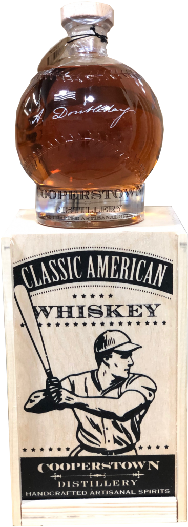Abner Doubleday's Classic American Baseball Whiskey - Glass Bottle (800x1067), Png Download