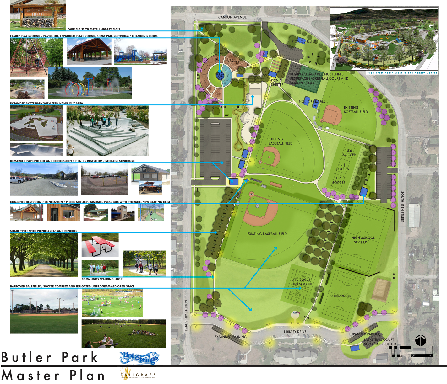 Butler Park Master Plan Board 2014 12 24 - Map (1440x1229), Png Download