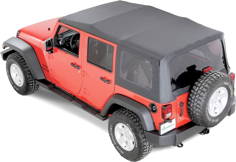 Wrangler Jk 4 Door - Jeep Dual Top (800x569), Png Download