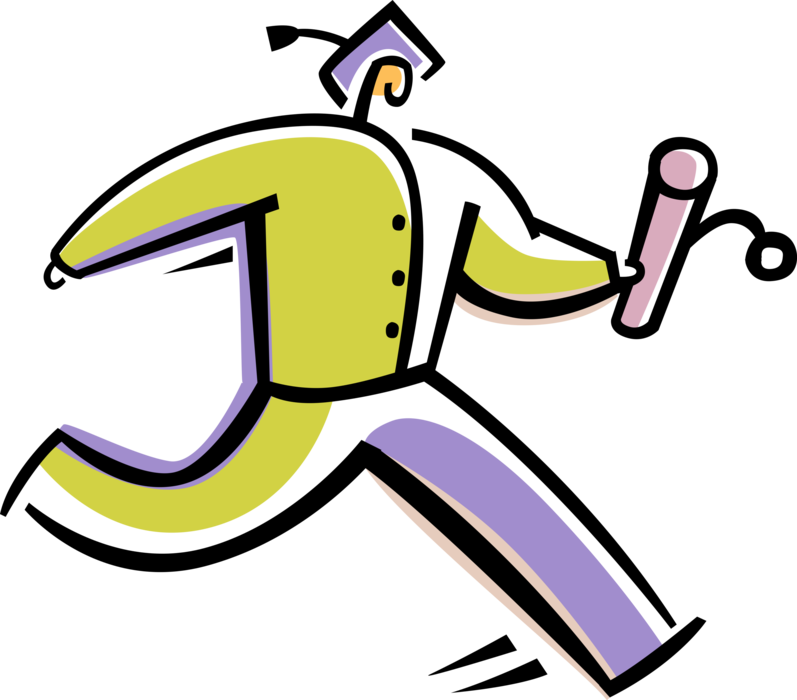 Vector Illustration Of High School, College And University (797x700), Png Download