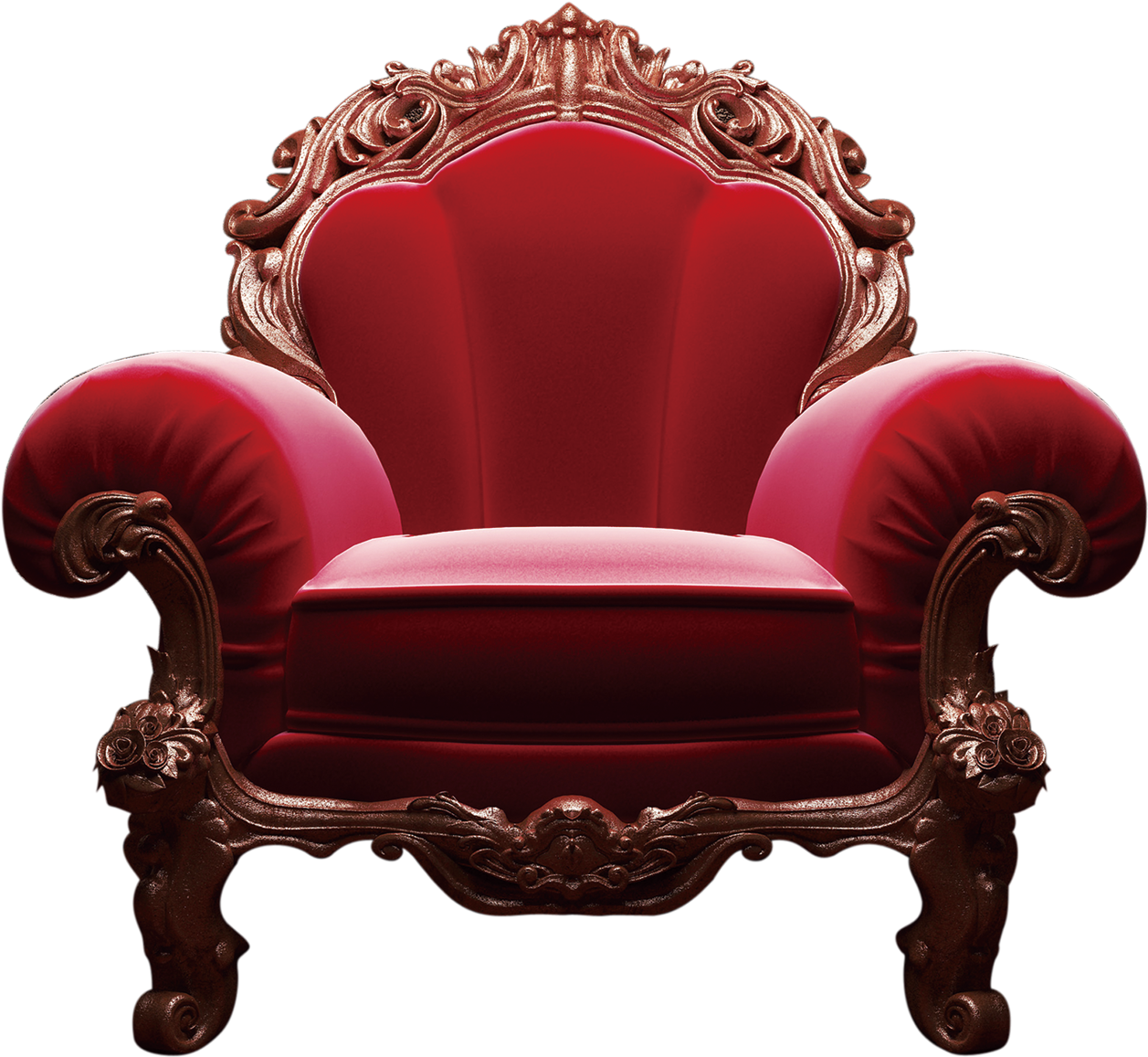 Throne Clipart Wedding Chair - Chair Png (1500x1500), Png Download