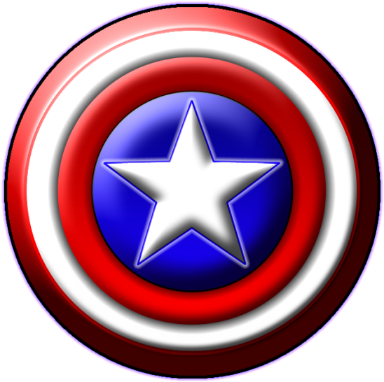 Captain America Shield Photo - Circle (1024x590), Png Download