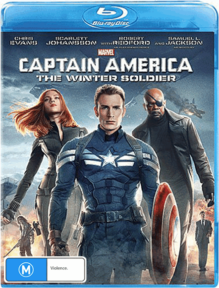 Captain America The Winter Soldier Blu Ray Cover (600x600), Png Download