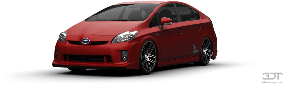 Toyota Prius 5 Door Hatchback 2010 Tuning - Toyota Prius (1004x373), Png Download