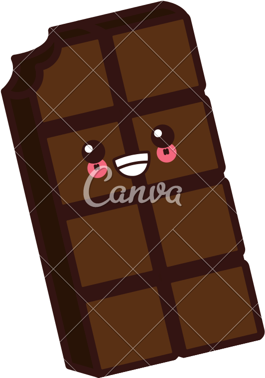 800 X 800 5 - Cute Chocolate Bar Png (800x800), Png Download