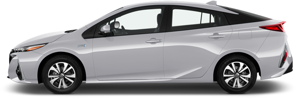 2018 Toyota Prius Prime - Gray Hyundai Accent 2014 (640x480), Png Download