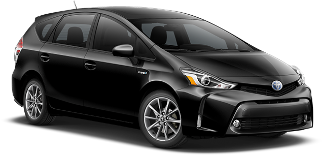 Absolutely Red - Toyota Prius V Black (800x600), Png Download