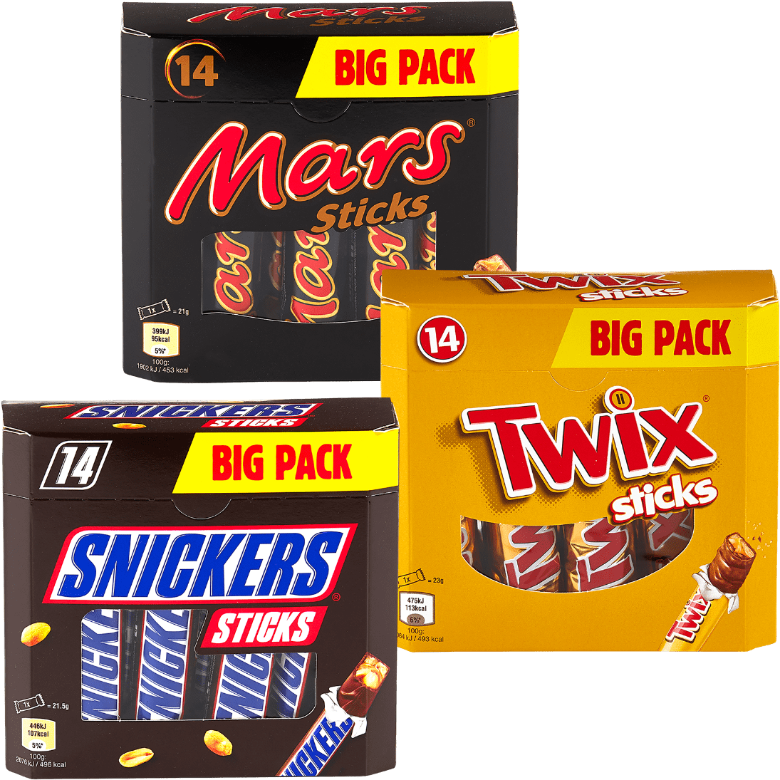 Mars / Snickers / Twix Sticks Von Aldi Nord - Snickers (1250x1250), Png Download