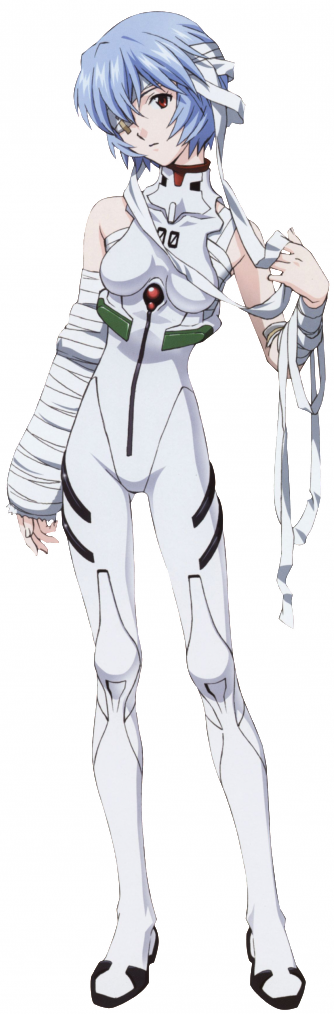Shinji Ikari And Rei Ayanami Photo - Photobucket (334x1014), Png Download