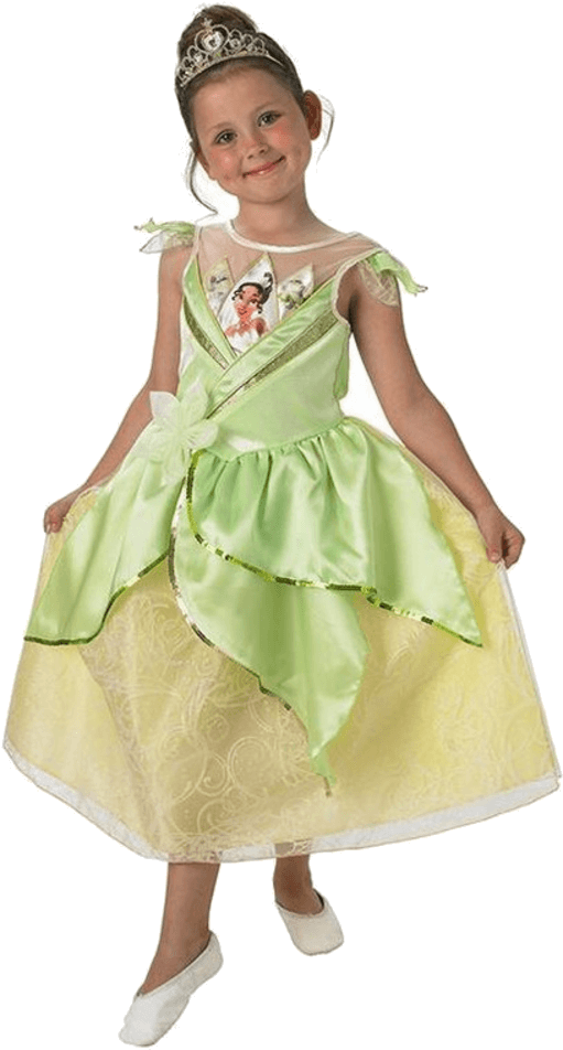Child Disney Shimmer Tiana Costume - New Zealand Costume For Female (600x951), Png Download