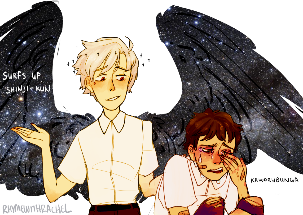 Neon Genesis Evangelion - Cartoon (1280x939), Png Download