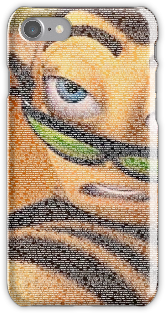 Barry B Benson Is The Bee Movie Script Iphone 7 Snap - Barry The Bee (750x1000), Png Download