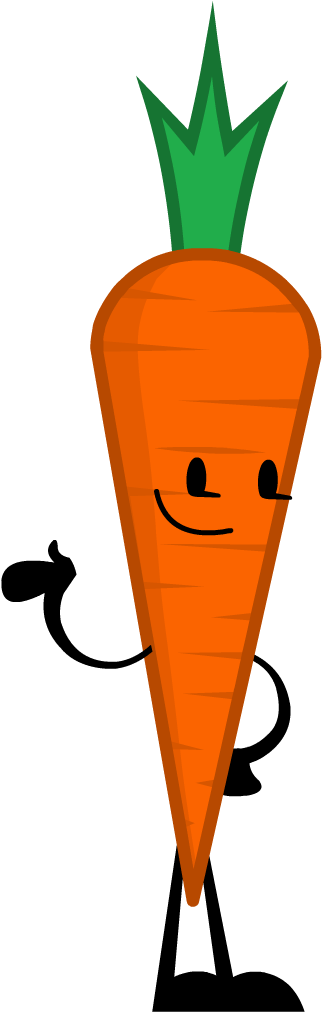 Carrot - Object Havoc Carrot Body (337x1014), Png Download
