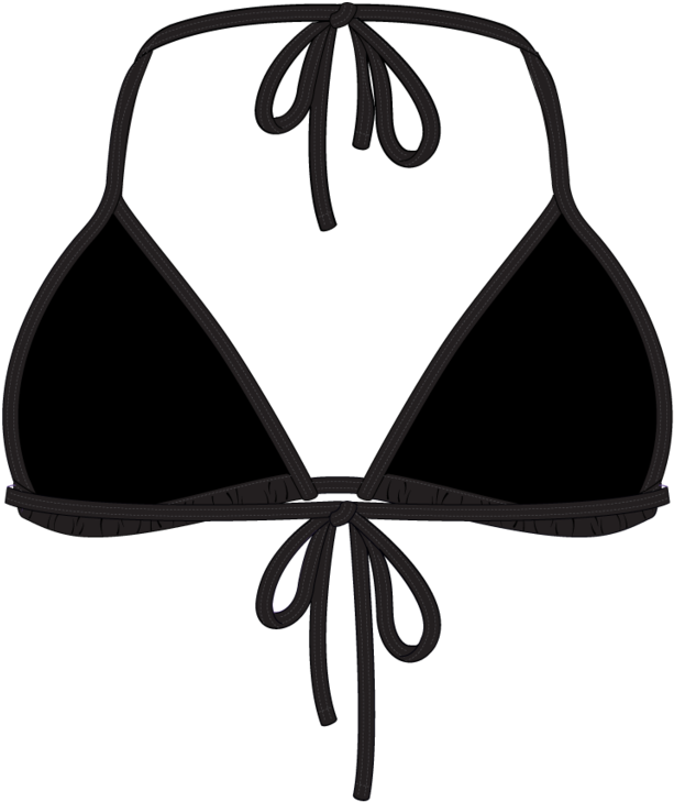 Manhattan Black Bikini Top Ii - Bikini Oberteil Schwarz (1024x768), Png Download