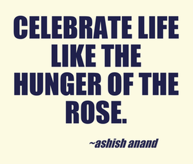 Celebrate Life Like The Hunger Of The Rose - Electric Blue (627x533), Png Download