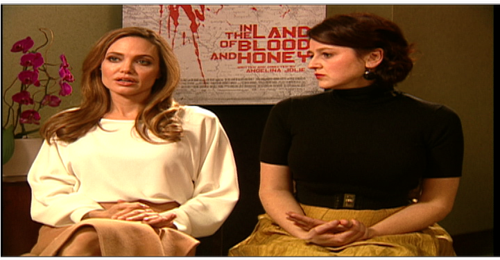 Angelina Jolie Screens New Film In D - Land Of Blood And Honey (720x480), Png Download