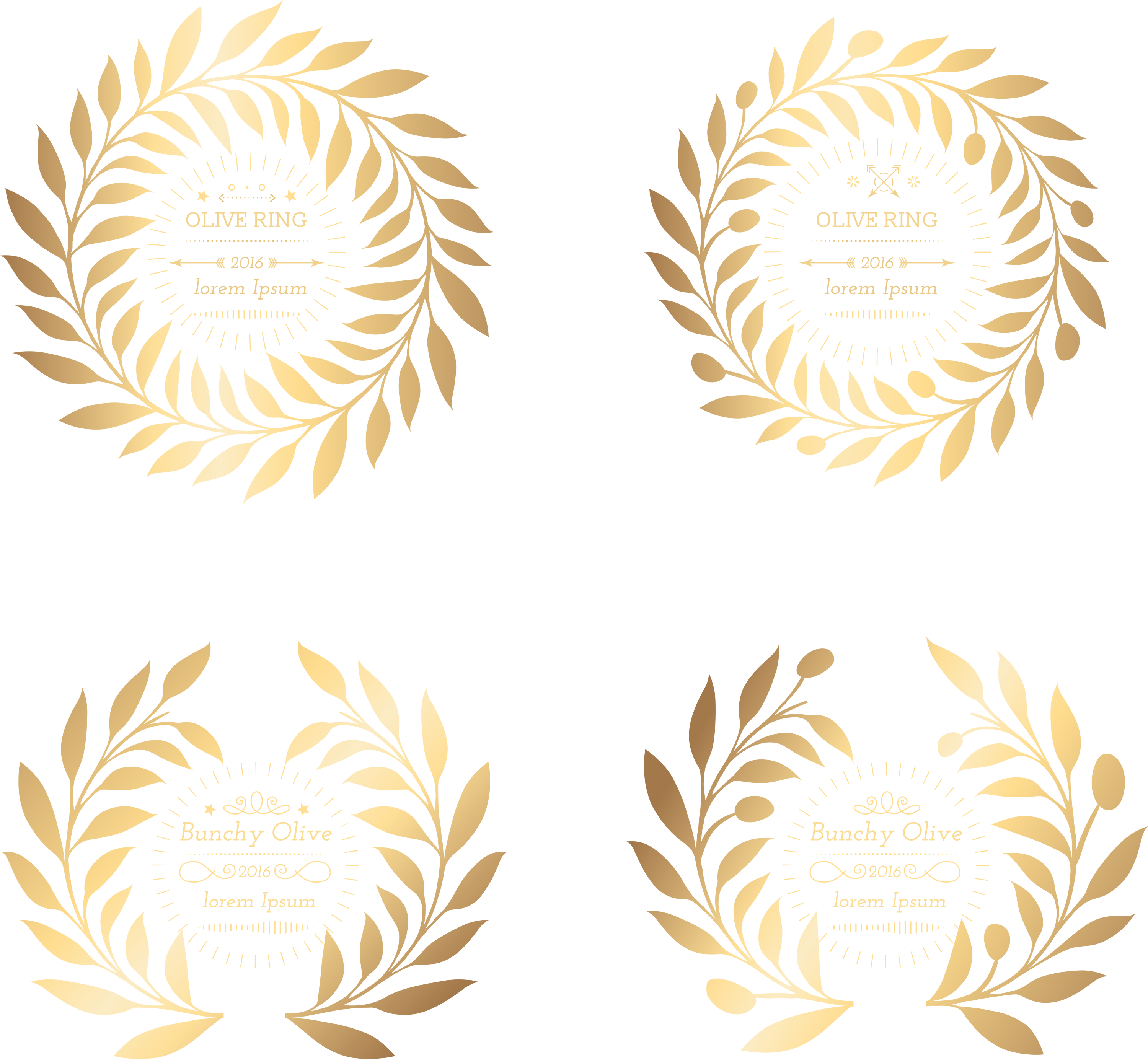 Wheat Clipart Olive Branch - Olive Branch (3000x2768), Png Download