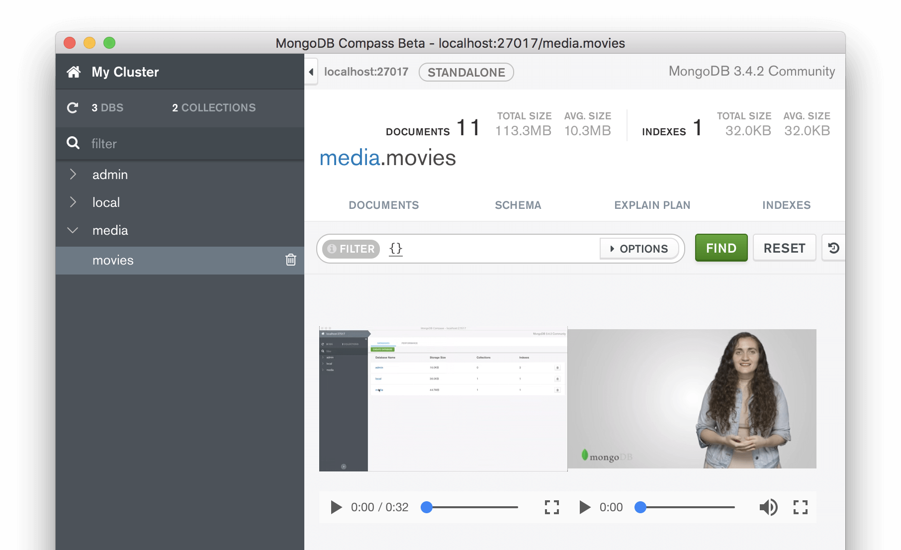 The Compass Plugin Framework Is Exposed As An Api, - Mongodb Ui (1812x1106), Png Download