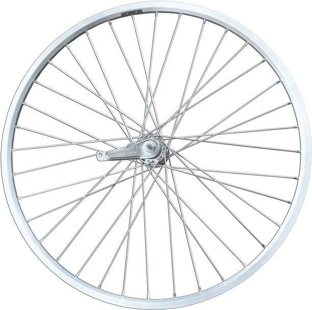 Coaster Brake Rear Wheel W/105g Spokes - Wheel (697x648), Png Download