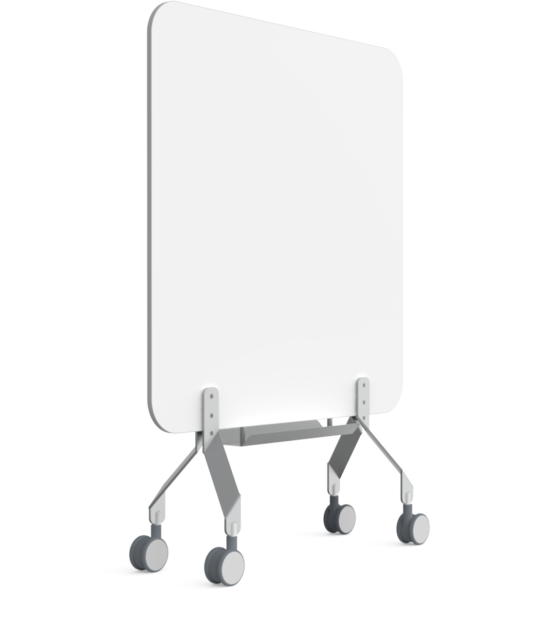 Double - Designer Whiteboard On Wheels (1137x1410), Png Download