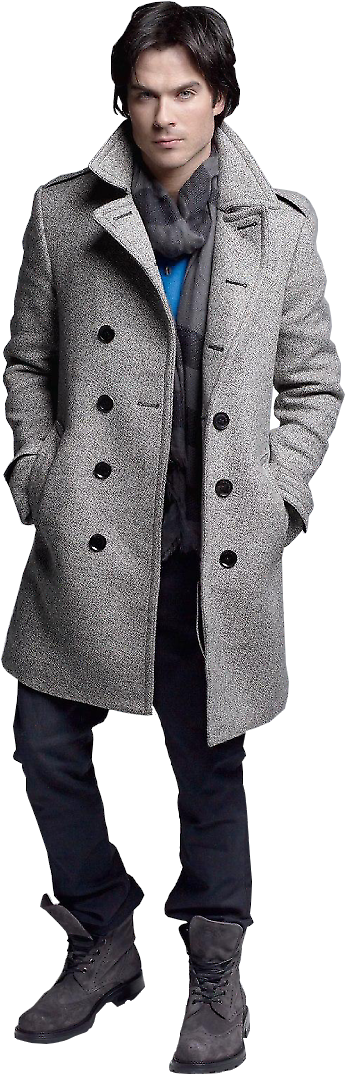 Flowerska - Png - Reklama - Ian Somerhalder (344x1093), Png Download