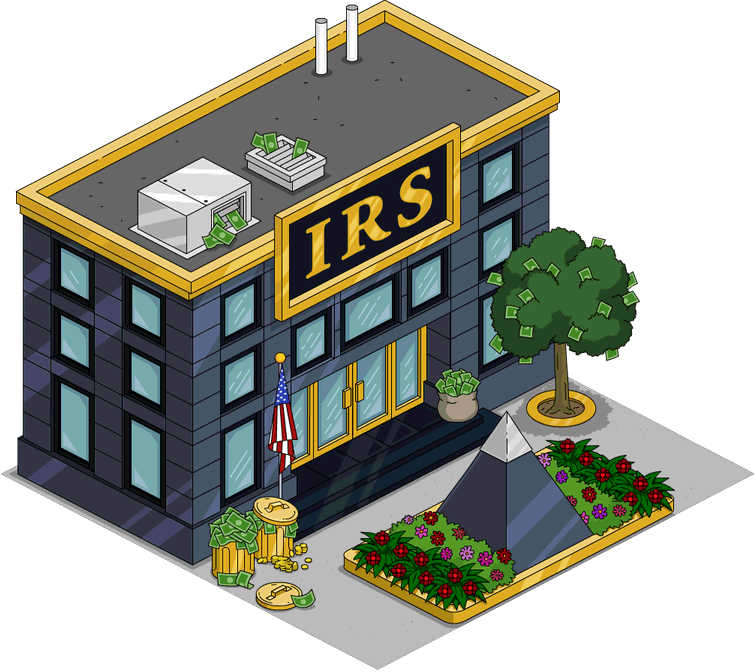 Fancy Irs Building - Irs Simpsons Tapped Out (756x672), Png Download