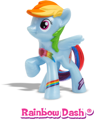 Hope This Set Will Also Be Released In The Philippines - My Little Pony Rainbow Dash Happy Meal (563x702), Png Download