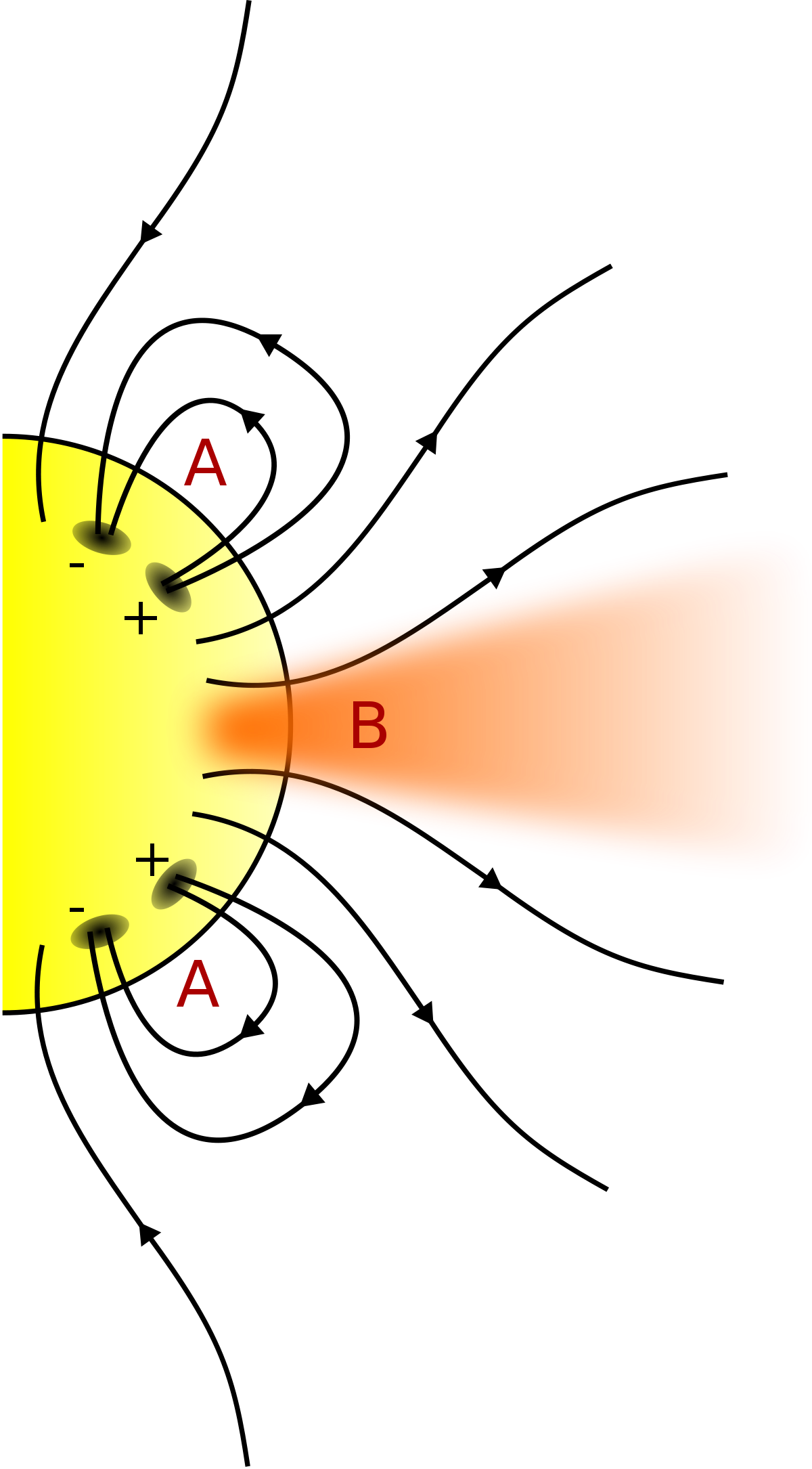 Helmet Streamer - Coronal Hole Diagram (1200x2170), Png Download