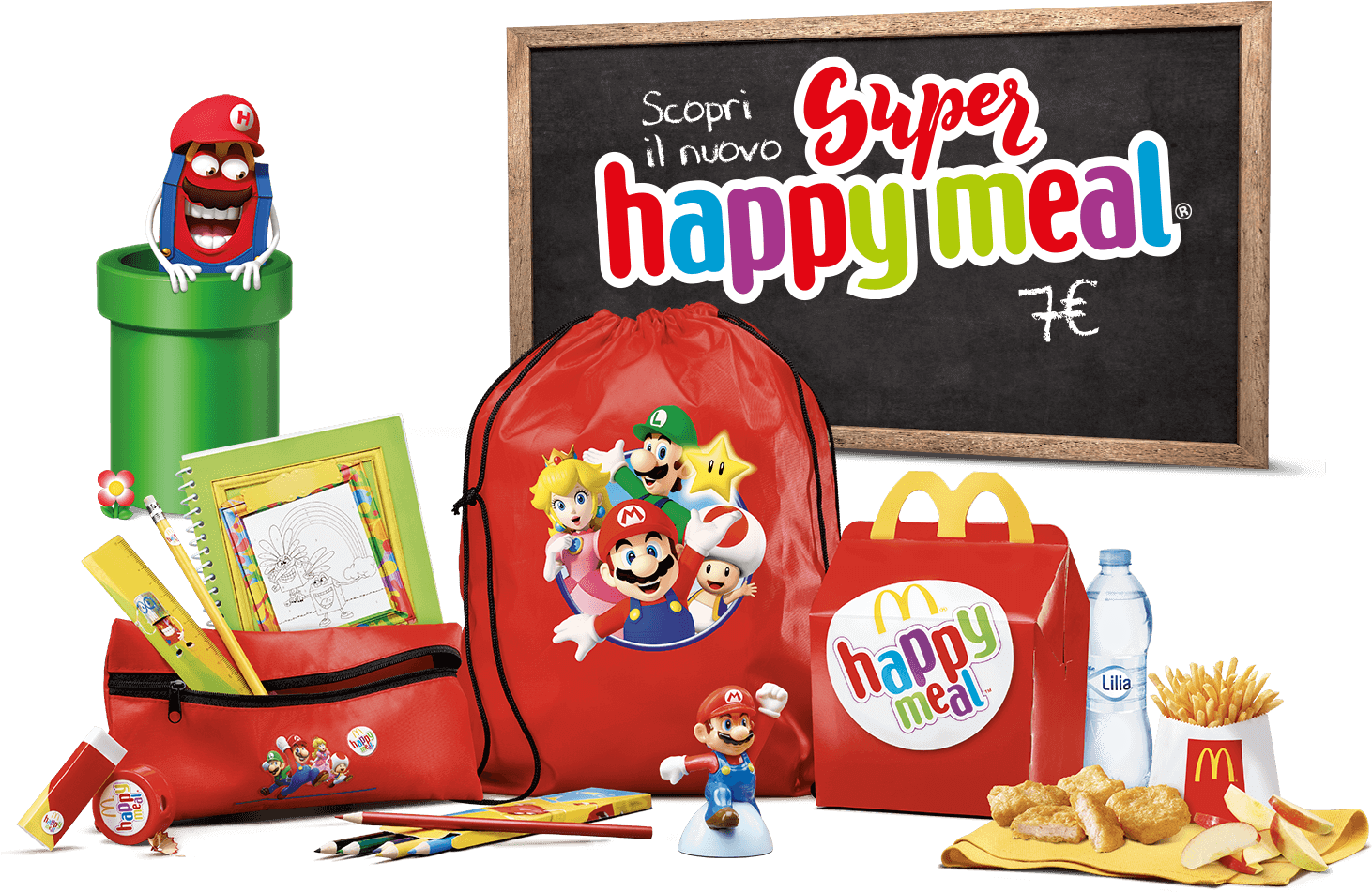 Dal 2 Settembre Acquistando Il Nuovo Super Happy Meal - Happy Meal (1465x959), Png Download