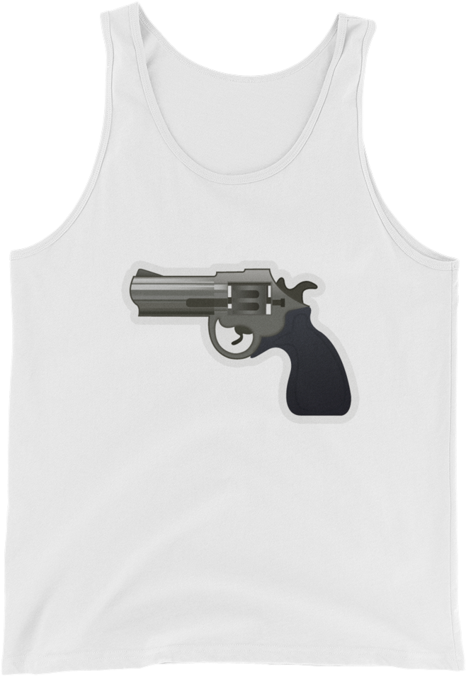 Men's Emoji Tank Top - Revolver (1000x1000), Png Download