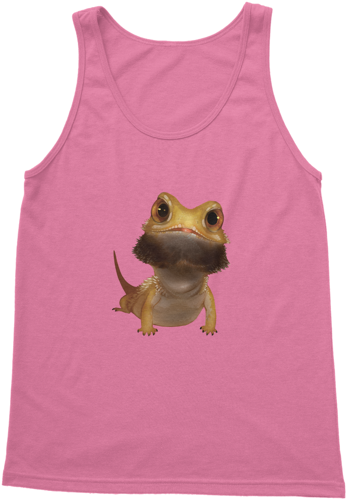 Ct005 Pogona Bearded Dragon Black Women's Tank Top - Toad (1024x1024), Png Download