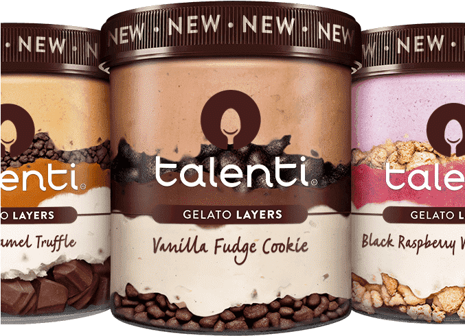 Talenti Layers - Talenti (676x507), Png Download