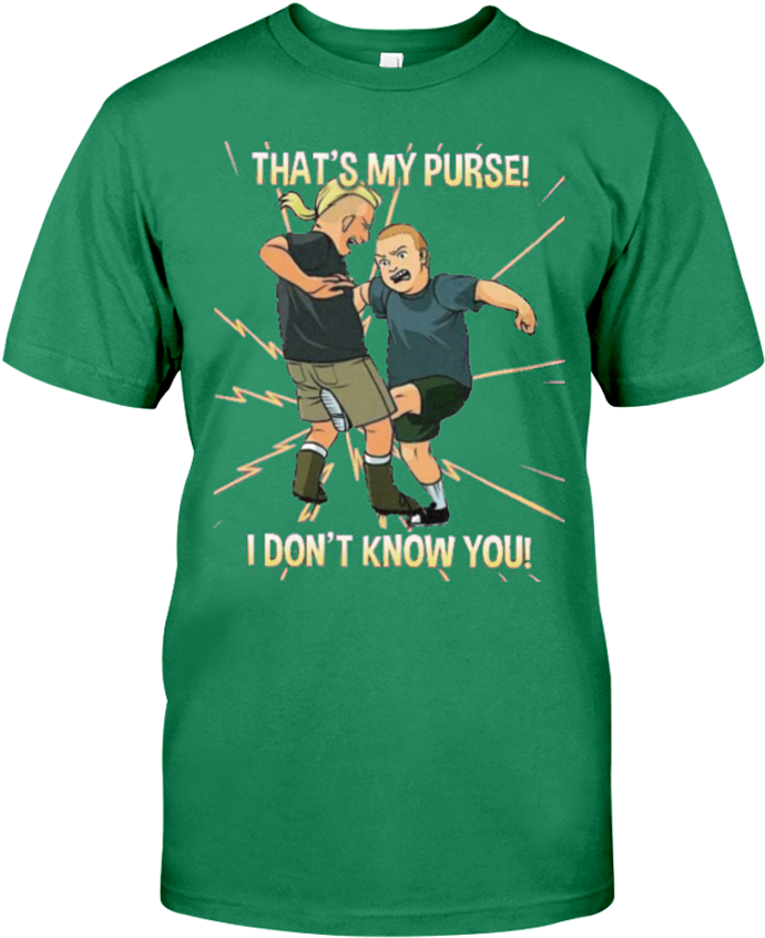 Bobby Hill That's My Purse Cotton T Shirt - John Wick T Shirt Be Kind To Animals (819x1024), Png Download