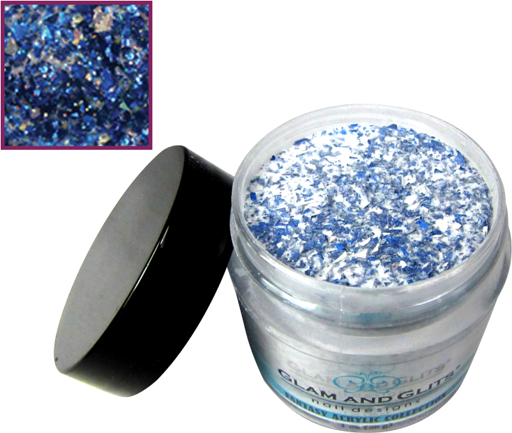 Glam And Glits Blue Smoke - Glam And Glits Nail Design (800x666), Png Download