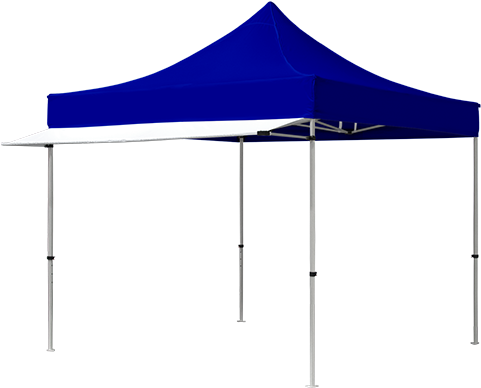 Shown Here Is Our White Tent Awning In 10ft Length, - Canopy (686x600), Png Download