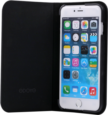 Slimbook Pocket Book Flip Case For Iphone 6 Plus / - Lume Case (600x600), Png Download