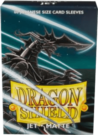 Dragon Shield Small Sleeves Japanese Matte Jet - Dragon Shield Matte Jet (709x709), Png Download