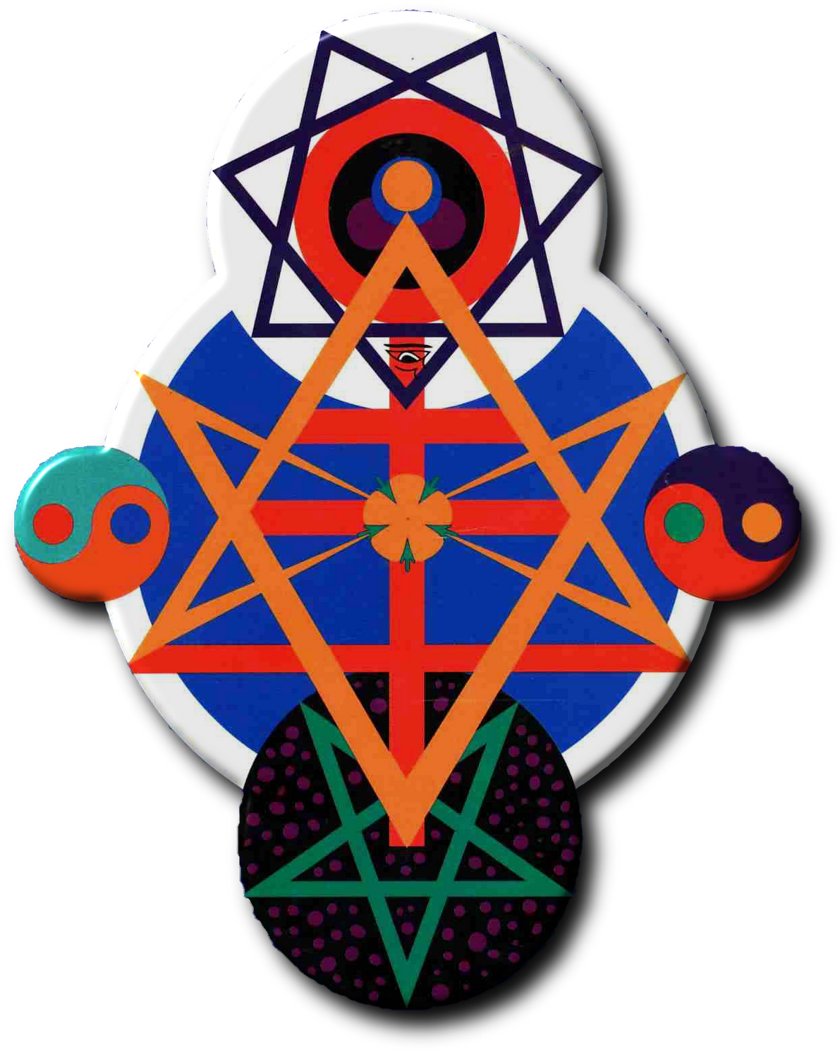 Thelema Religion - Sigil Of The Master Therion (1600x1600), Png Download