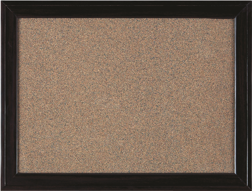 Quartet® Espresso Home Décor Bulletin Board 24" - Picture Frame (850x850), Png Download
