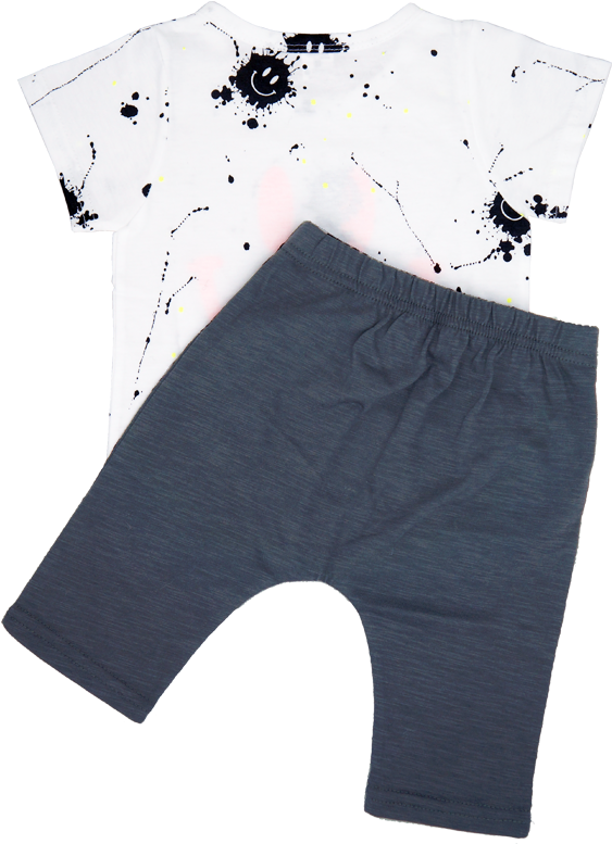 Graffiti Smiley Harem Pants Set Da1001 - Board Short (800x800), Png Download