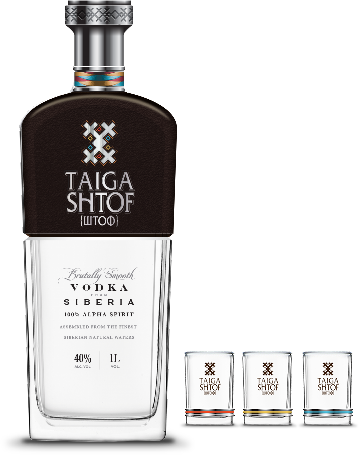 It Was A Carefully Measured Unit At Exactly One Tenth - Taiga Shtof Vodka (735x972), Png Download