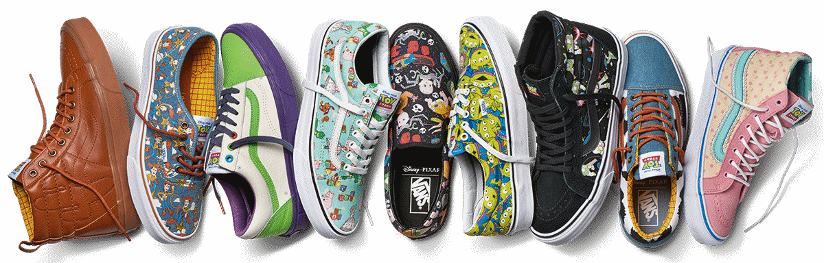 Toy Story Vans - Toy Story X Vans (1200x384), Png Download