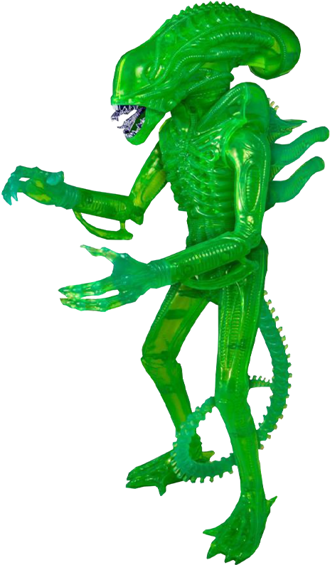 Super 7 Xenomorph Acid Blood Green 18in Figure - Action Figure (480x796), Png Download